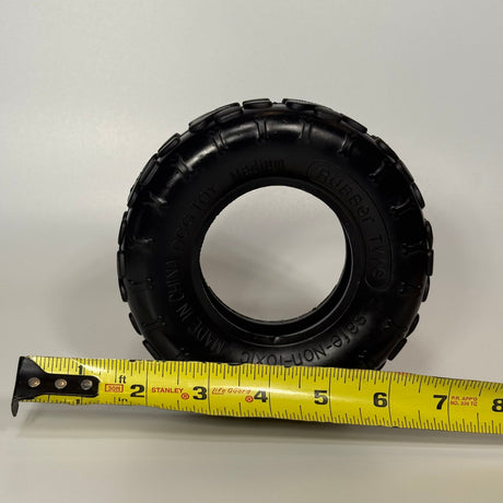 Dog Tire Toy: Durable Rubber Chew & Enrichment Toy