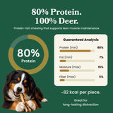 Deer Skin Strips & Plates - Dog Treats