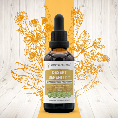 Secrets of the Tribe Desert Serenity - Adaptogen/Stress-free Formula