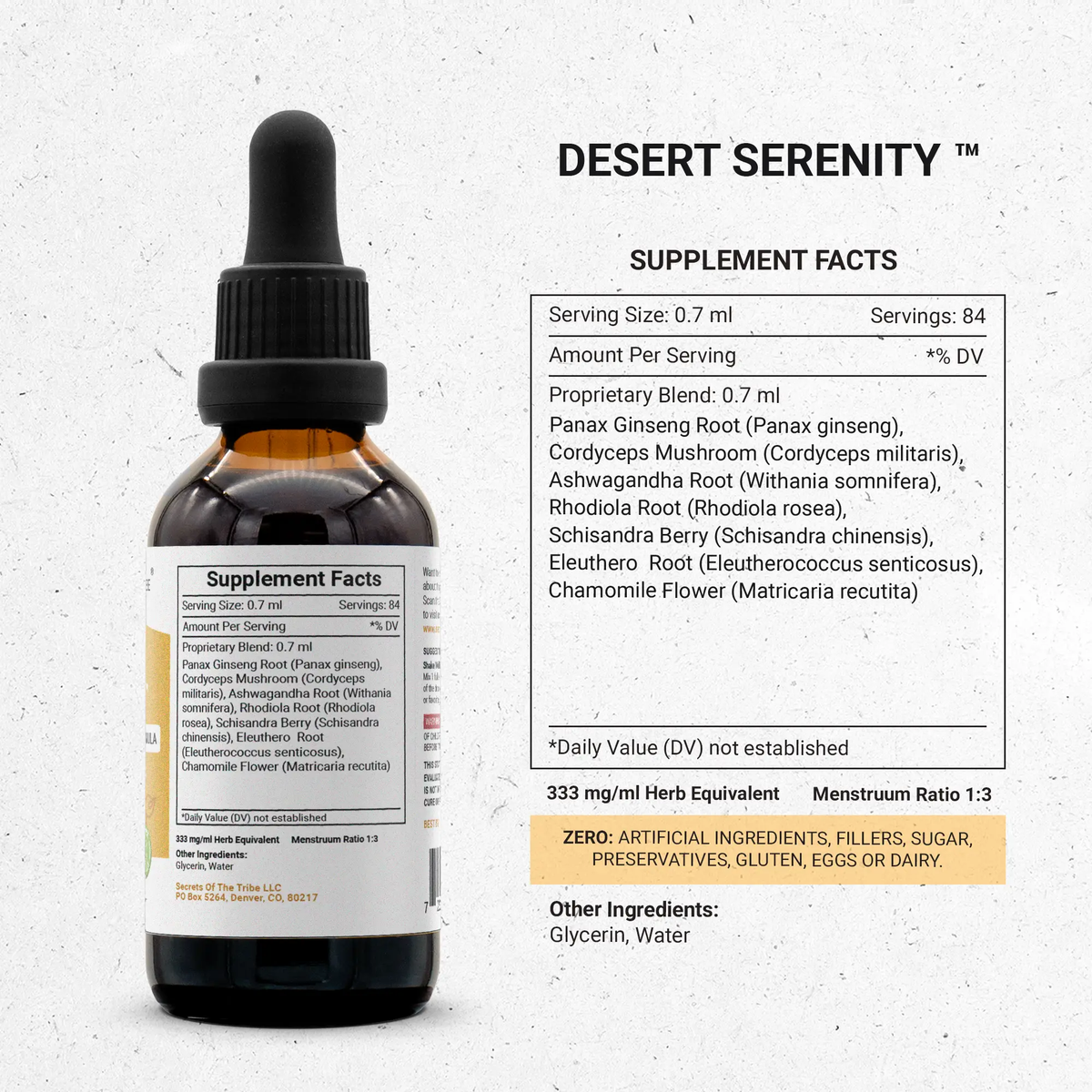 Desert Serenity - Adaptogen/Stress-free Formula