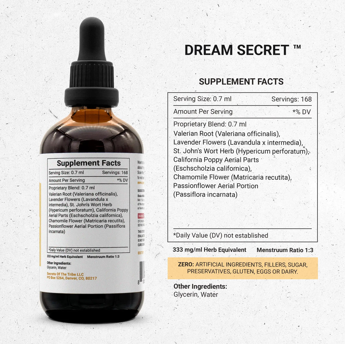 Secrets of the Tribe Dream Secret - Restful Sleep Formula