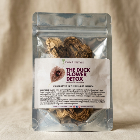 Yaga Lifestyle Duck Flower Detox - Flor de Pato, Palo Guaco, Dr Sebi Approved Alkaline Herbal Cleanse