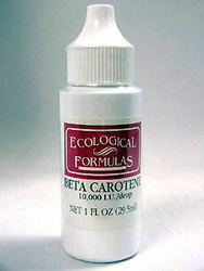 Ecological Formulas/Cardiovascular Research, Beta Carotene Drops- 10,000 IU 1 oz Drops