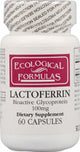 Ecological Formulas/Cardiovascular Research, Lactoferrin 60 Capsules