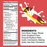 Poop Like a Champion Cinnamon Toast Ultra Fiber Cereal — 19g fiber, 67% daily value