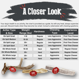 Elk Antler Dog Chews | All-Natural Whole and Split Elk Antler Chews for Dogs