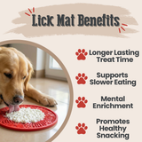 Dog Lick Mats with Suction Cups
