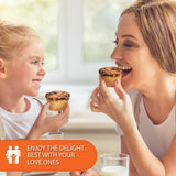 Carbolicious Marble Muffin Home-Style Low-Carb Sugar Free - 6 Pack - 3g Net Carbs per Muffin