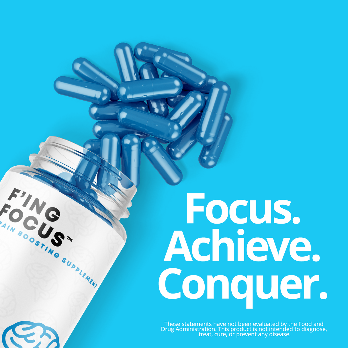 Focus - Best Supplement for Mental Clarity, Focusing & Productivity