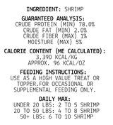 Freeze-Dried Shrimp