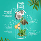 Cocomint Oil Pulling with 7 Essential Oils & Vitamins D3, E & K2