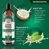 Coconut & Peppermint Oil Pulling, Starter Kit – 8 fl. oz.