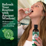 Coconut & Peppermint Oil Pulling, Starter Kit – 8 fl. oz.