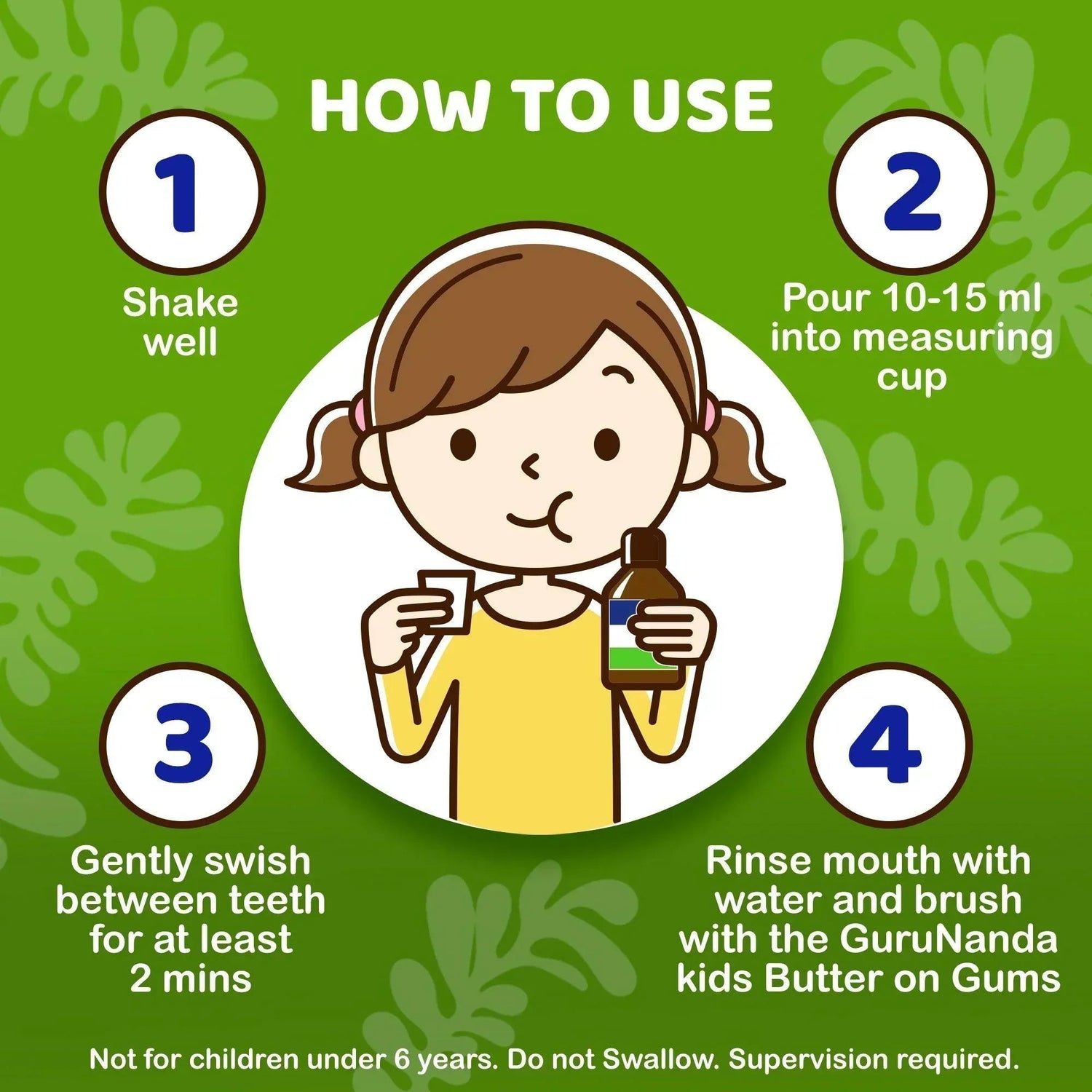 Kids Oil Pulling with Bubble Berry & CoQ10 – 8 fl oz