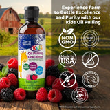 Kids Oil Pulling with Bubble Berry & CoQ10 – 8 fl oz