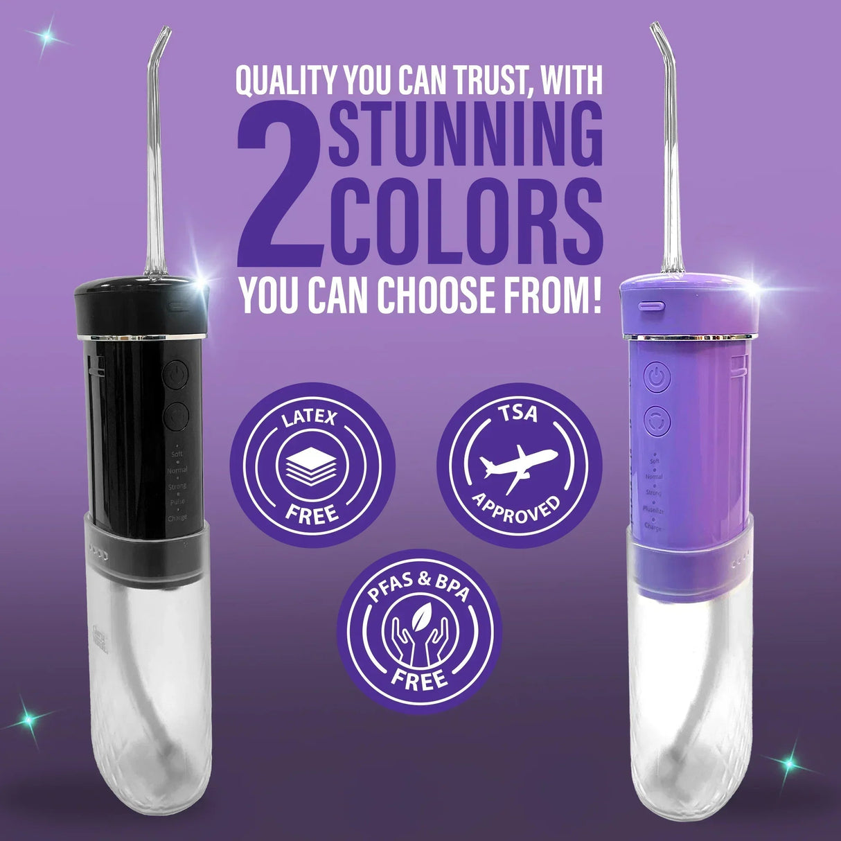 Compact Dental Water Flosser (180 ml)