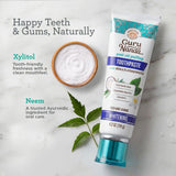 Hydroxyapatite & Neem Whitening Toothpaste, Fluoride Free – 4.2 oz