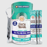 Cocomint Oil Pulling Travel Sachets with Natural Essential Oils & Vitamins