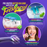 6-in-1 Ready to Go Butter on Gums Pre-Pasted Toothbrushes 2.0 – 60 Count
