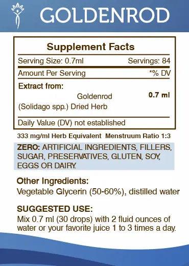 Secrets of the Tribe Goldenrod Tincture