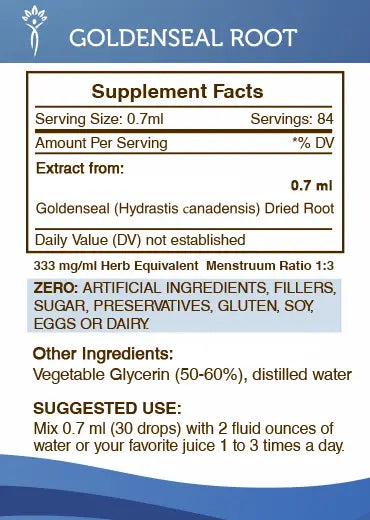Secrets of the Tribe Goldenseal Root Tincture