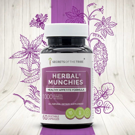Secrets of the Tribe Herbal Munchies Capsules - Healthy Appetite Formula