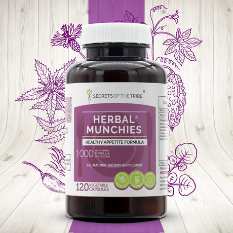 Secrets of the Tribe Herbal Munchies Capsules - Healthy Appetite Formula