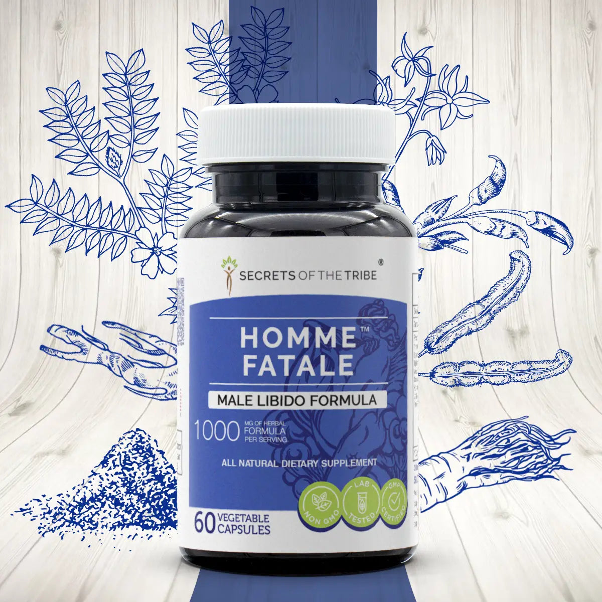 Homme Fatale Capsules - Male Libido Formula