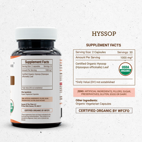 Secrets of the Tribe Hyssop Capsules