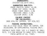 Freeze-Dried Chicken Egg Scramble
