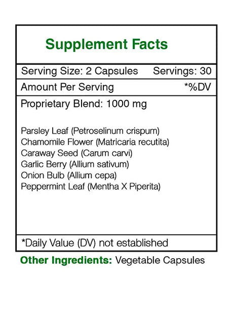 Secrets of the Tribe Intestinal Rescue Capsules - Gas and Bloating Formula