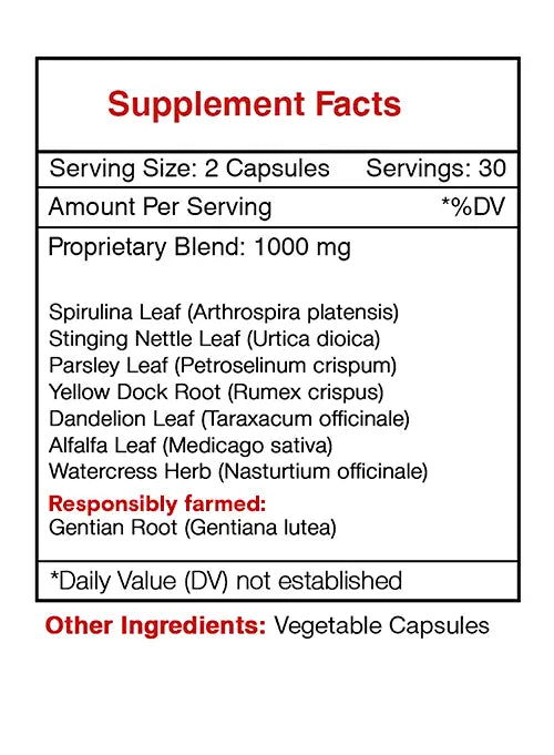 Iron Secret Capsules - Herb Iron Rich Formula