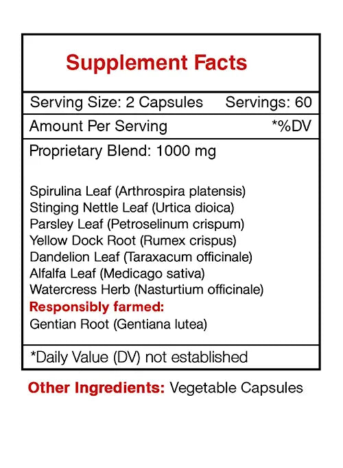 Iron Secret Capsules - Herb Iron Rich Formula