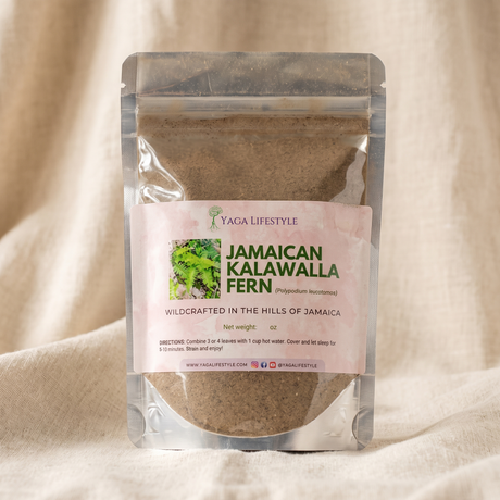 Yaga Lifestyle Jamaican Kalawalla Herb | Calaguala | Polypodium Sp. | 2 oz coarse powder