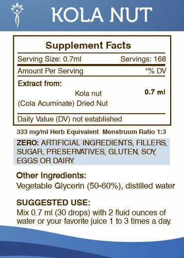 Secrets of the Tribe Kola Nut Tincture