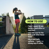 Spring Energy Lemon Power Snack with 113 mg of Caffeine 100 Kcal