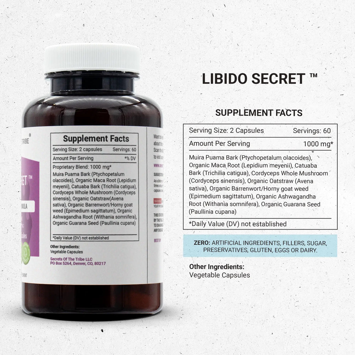 Secrets of the Tribe Libido Secret Capsules - Sexual Health Formula