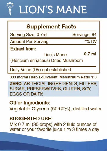 Secrets of the Tribe Lion's Mane Tincture