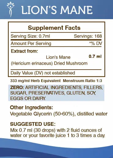 Secrets of the Tribe Lion's Mane Tincture