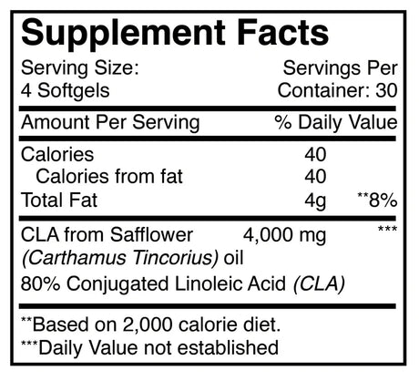 Optimal LipoLean CLA 120 Softgels