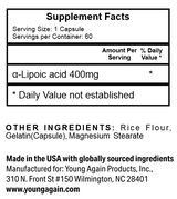 Lipoic Acid - Maintain Blood Sugar Levels