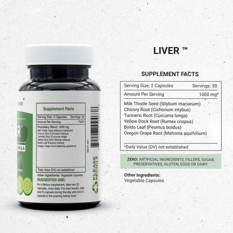 Secrets of the Tribe Liver Capsules - Healthy Liver Formula