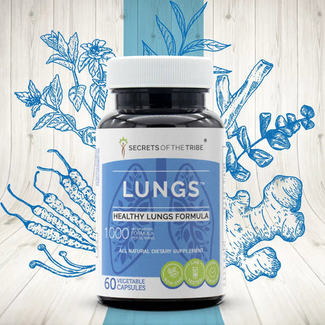 Secrets of the Tribe Lungs Capsules - Healthy Lungs Formula