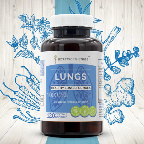 Secrets of the Tribe Lungs Capsules - Healthy Lungs Formula