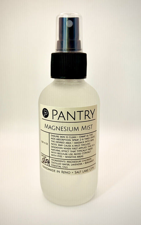 Pantry Products Magnesium Mineral Mist | Deep Rest + Relaxation for the Body + Mind