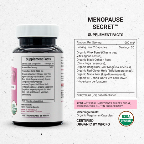 Secrets of the Tribe Menopause Secret Capsules - Hormone Balance Formula