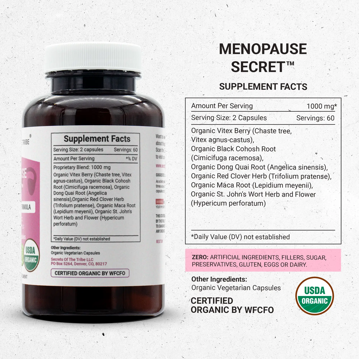 Secrets of the Tribe Menopause Secret Capsules - Hormone Balance Formula