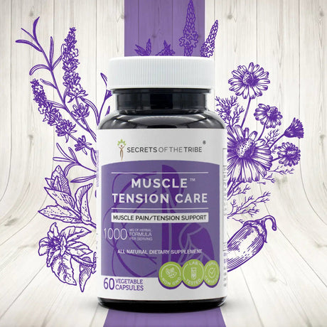Secrets of the Tribe Muscle Tension Care Capsules - Muscle Pain/Tension Support
