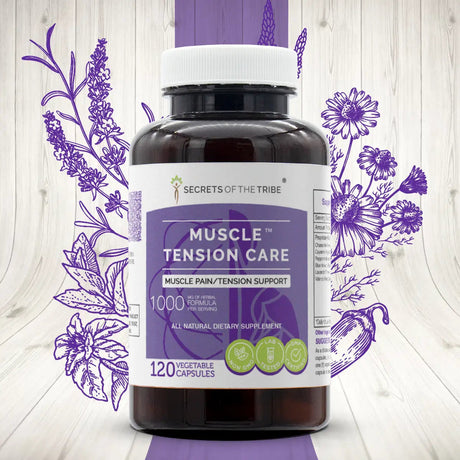 Secrets of the Tribe Muscle Tension Care Capsules - Muscle Pain/Tension Support