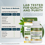 Nature's Lab Gold Mushroom 7 - 90 Capsules